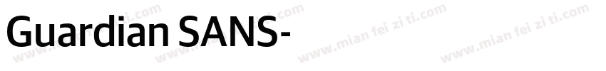 Guardian SANS字体转换